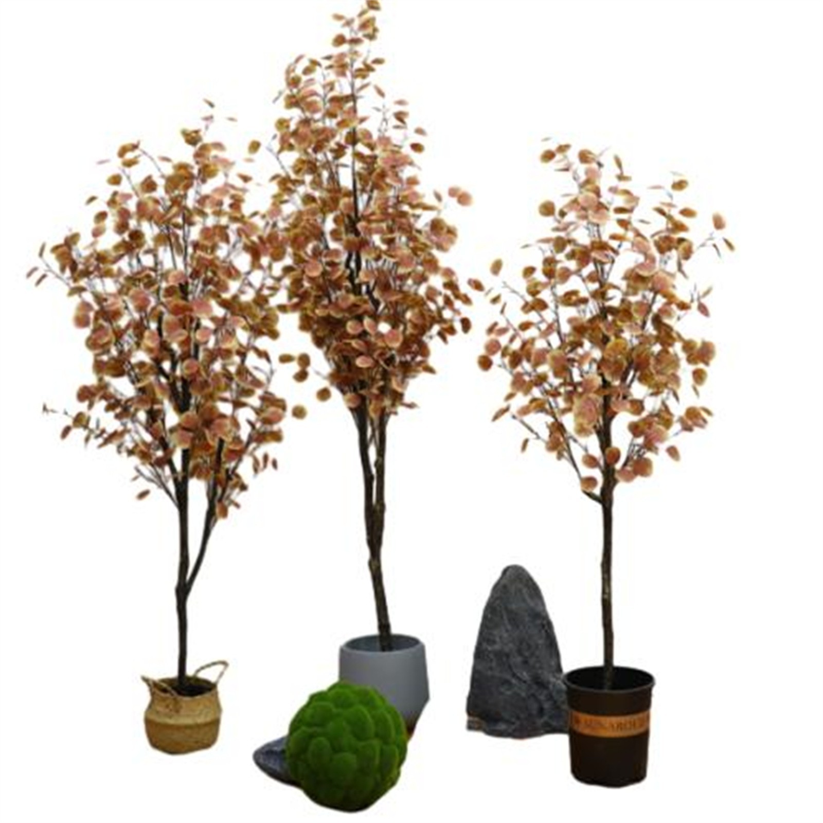 Artificial Fall Eucalyptus Tree Fake Fall Leaf Autumn Tree Decor 120cm/150cm