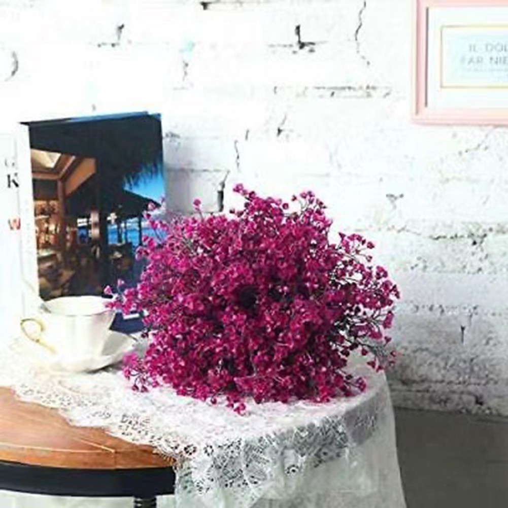 UV Resistant Faux Plastic Flowers for Garden Enhancement Vibrant Colors