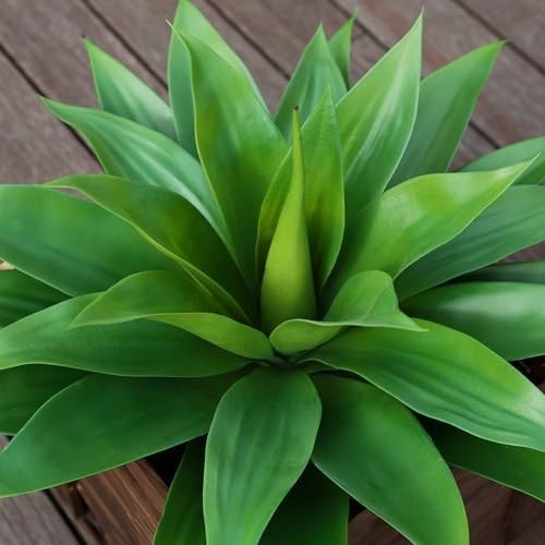 Artificial Agave Plant 28 Inch UV Resistant Faux Succulent Indoor Outdoor Home