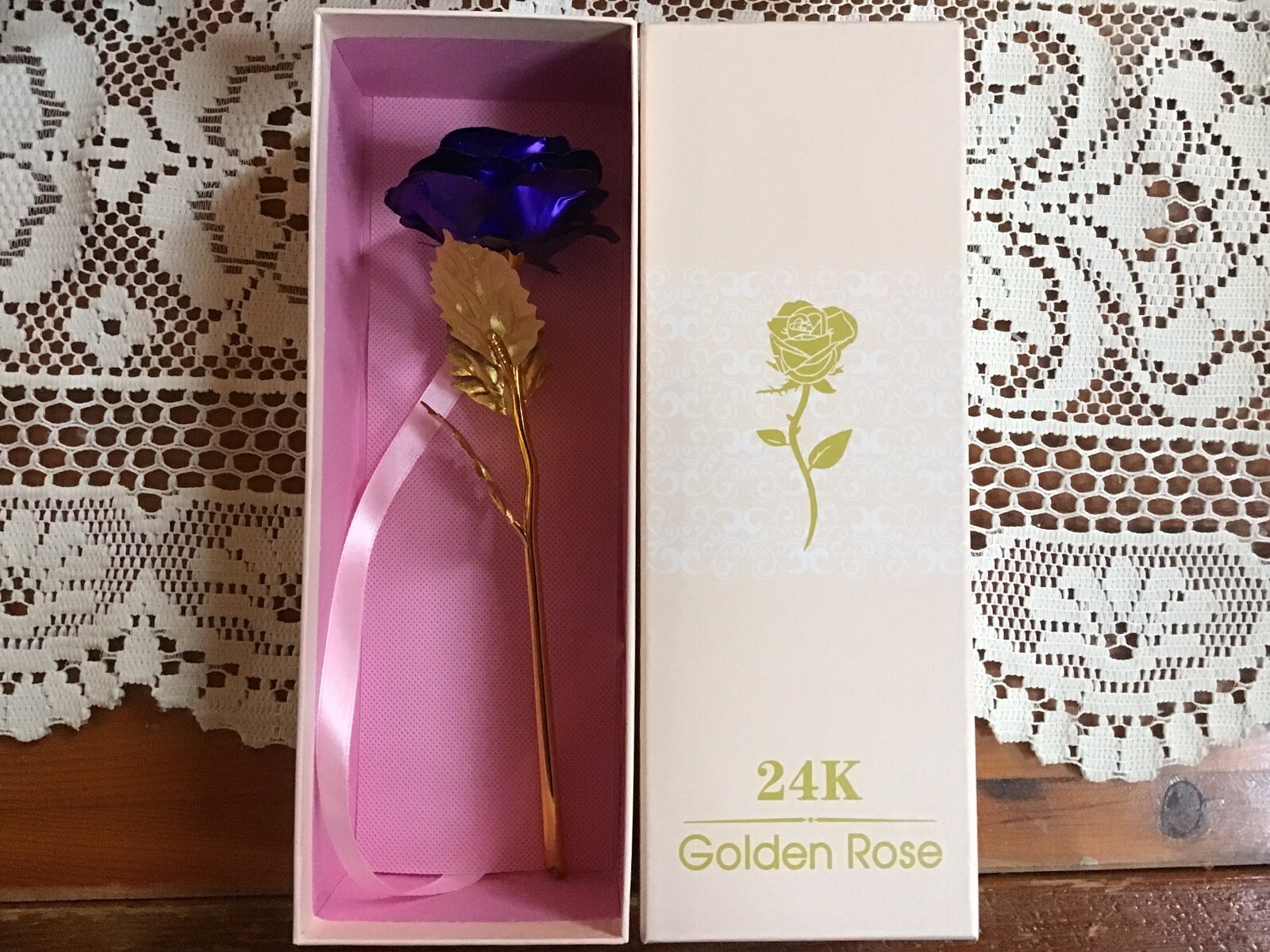 24k Gold Foil Plated Rose