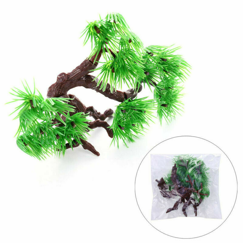 Bonsai Artificial Fake Quality Green Pine Tree Plant Home Garden Office Decor