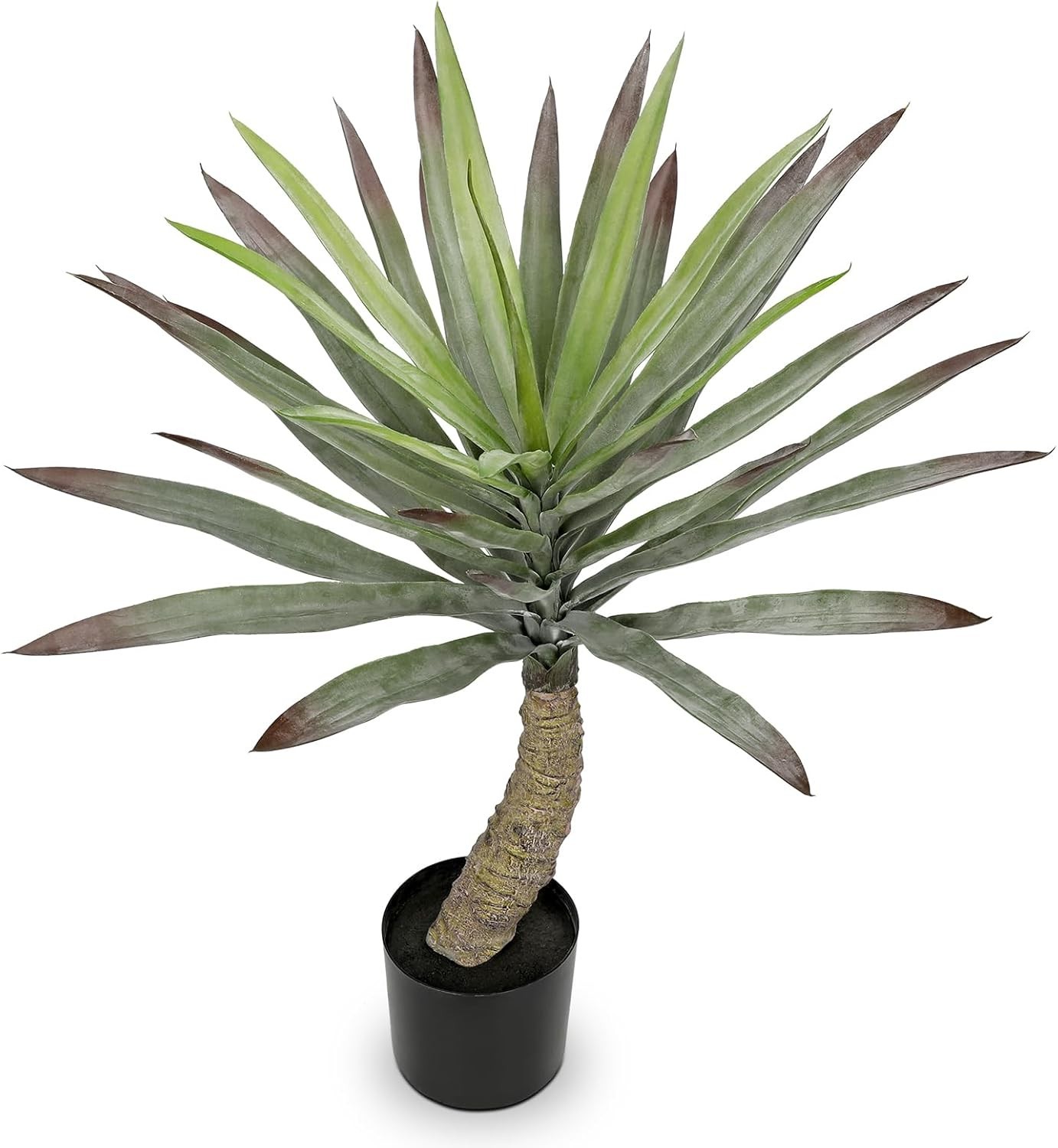 Large Agave Plants Artificial 27.5in Tall Fake Potted Agave Plant Indoor Faux…