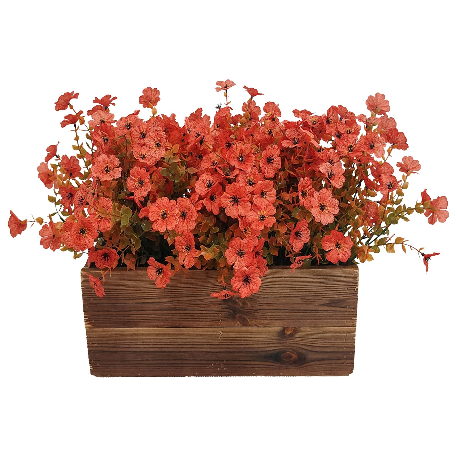 Artificial Potted Mums that Look Real Fall Outdoor Decoration,12 Bundles Outd…