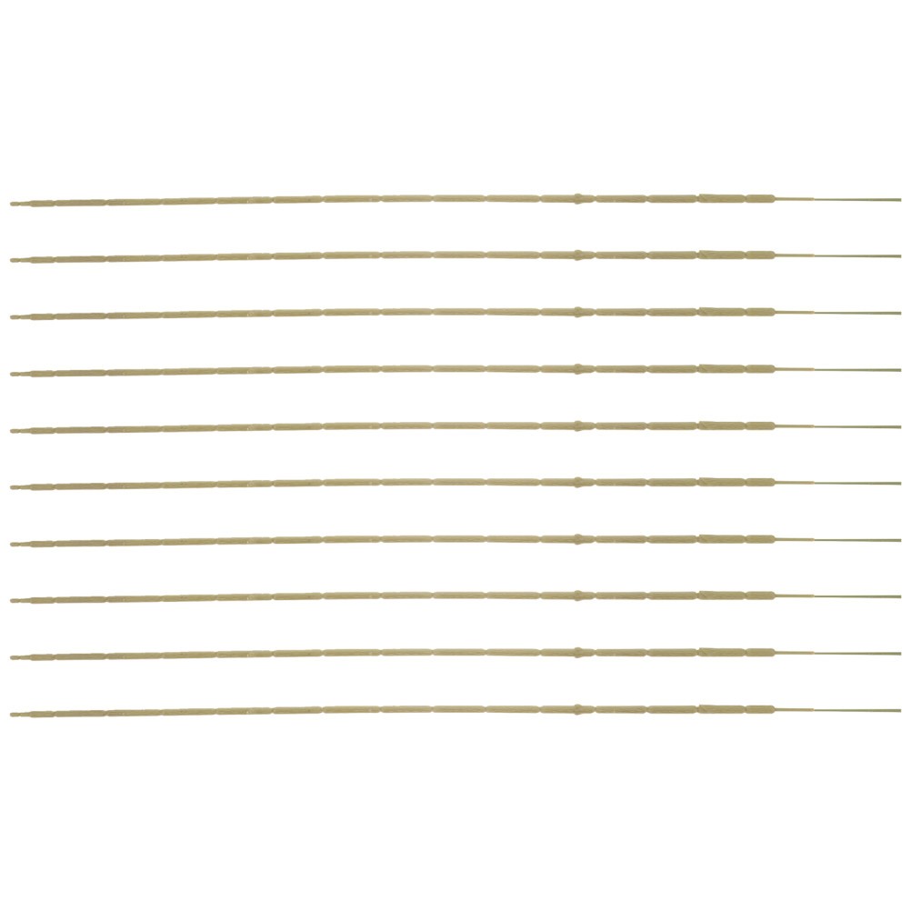 10Pcs Floral Wire Stems Green Flexible Artificial Flower Rods for Craft Making