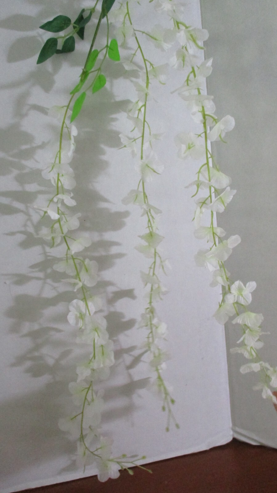 Set of 11 White WISTERIA / DOGWOOD GARLAND VINES~New (tk)