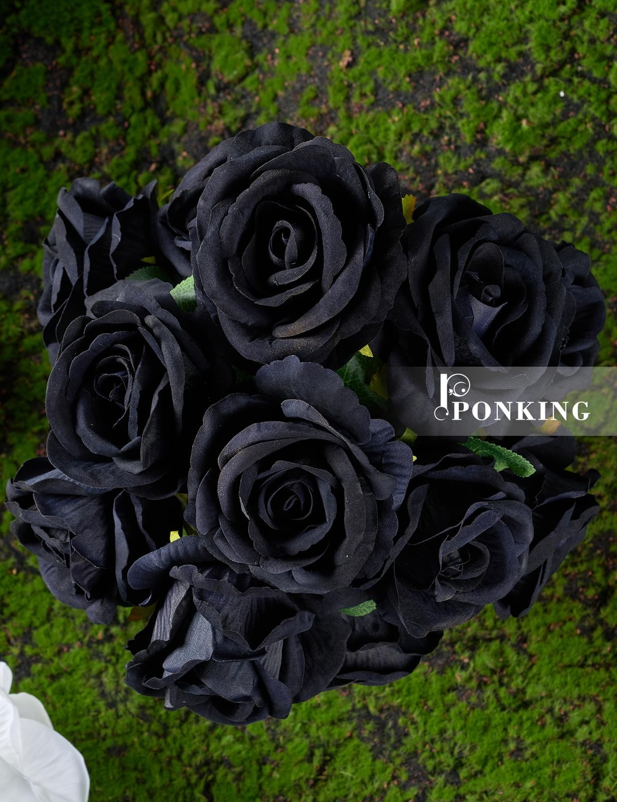 3.5″(9cm) Rose Artificial Flower 12pcs Realistic Faux Silk Roses Fake Flowers…
