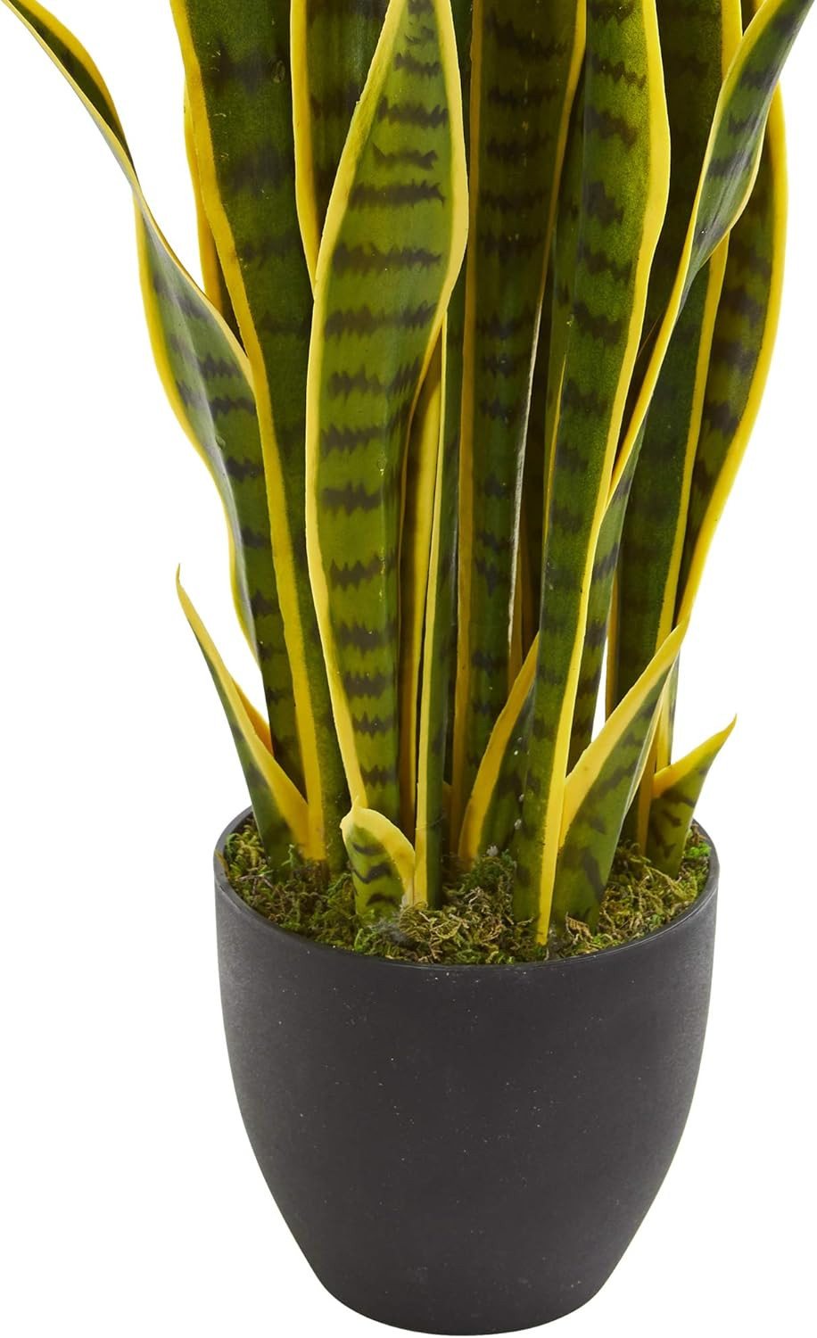 33″ Sansevieria Artificial Silk Plant – Lifelike Green Decor for Home & Office