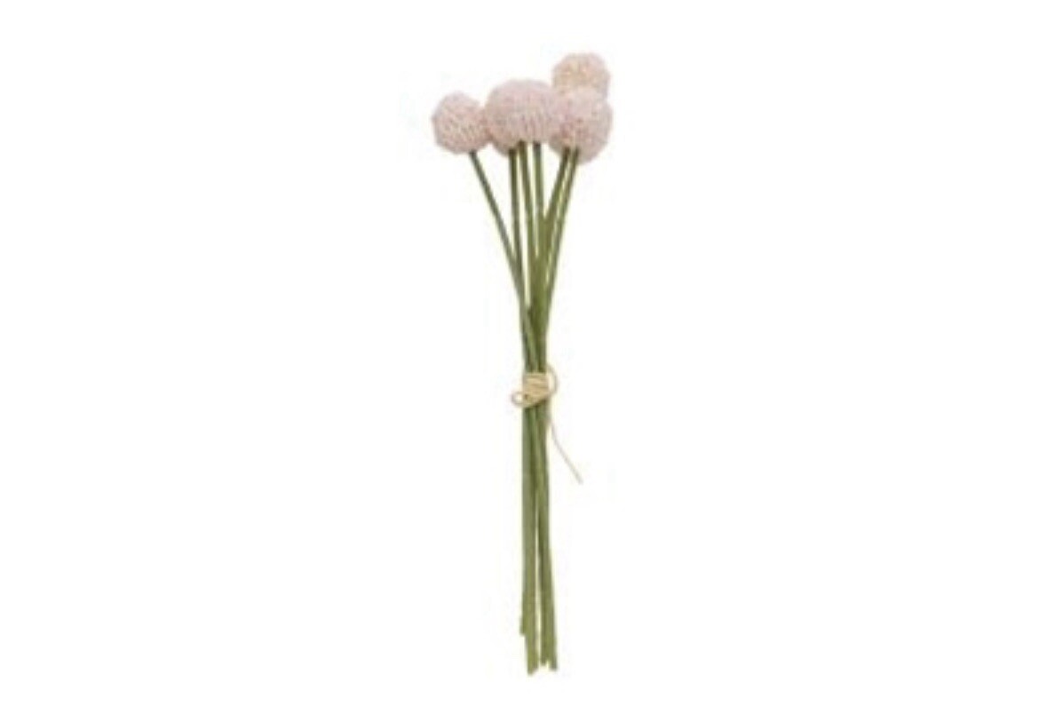 Pink Billy Ball Country Flower Bouquet New