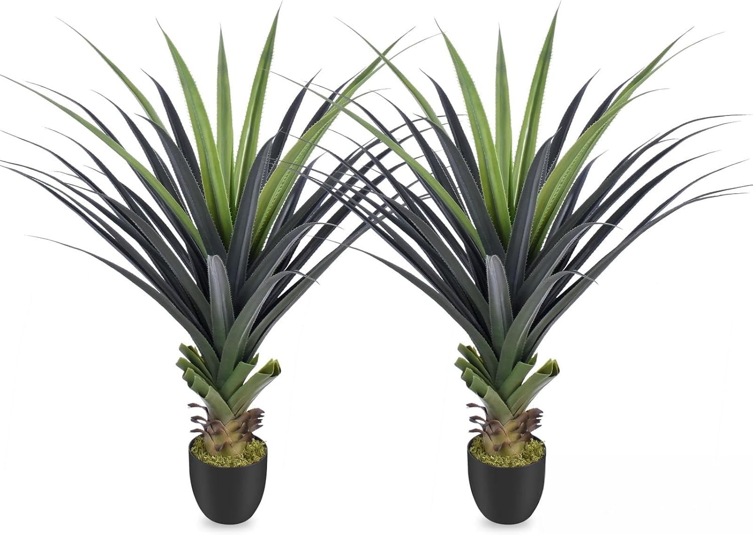 4Ft Artificial Spiked Agave Plant, 48Inch Faux Agave Plants Indoor Realistic Flo