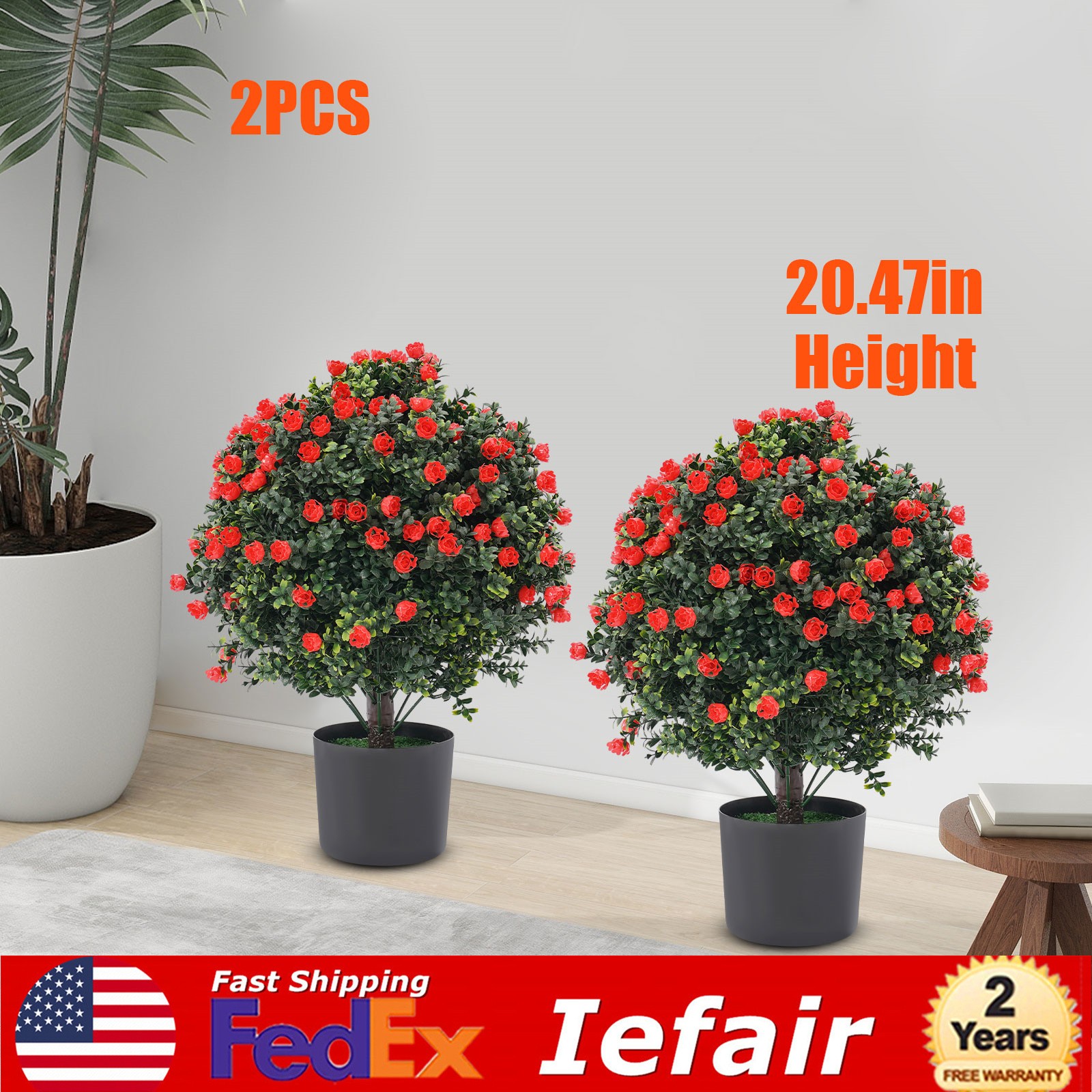 Artificial Potted Bushes, Artificial Potted Plants, UV Resistant Potted Plants