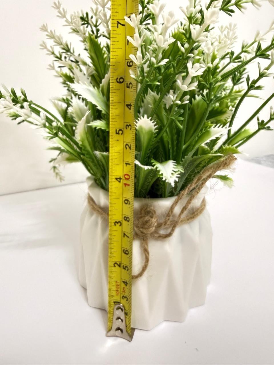 Artificial Lavender Plant Rustic Farmhouse Floral Arrangement Cottage Decor