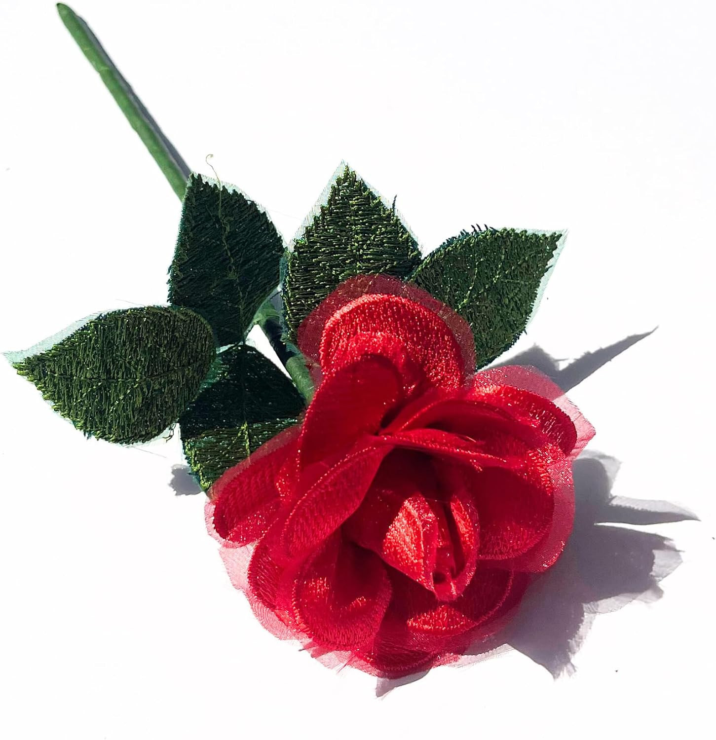 Lace Anniversary Rose Gift for Her Him -Handmade Wedding Anniversary Flower for