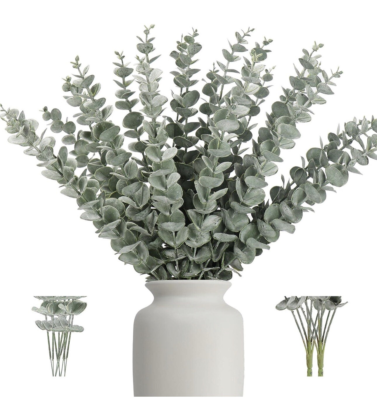 ARTISTEM 18″ Artificial Eucalyptus Stems 30 Pc