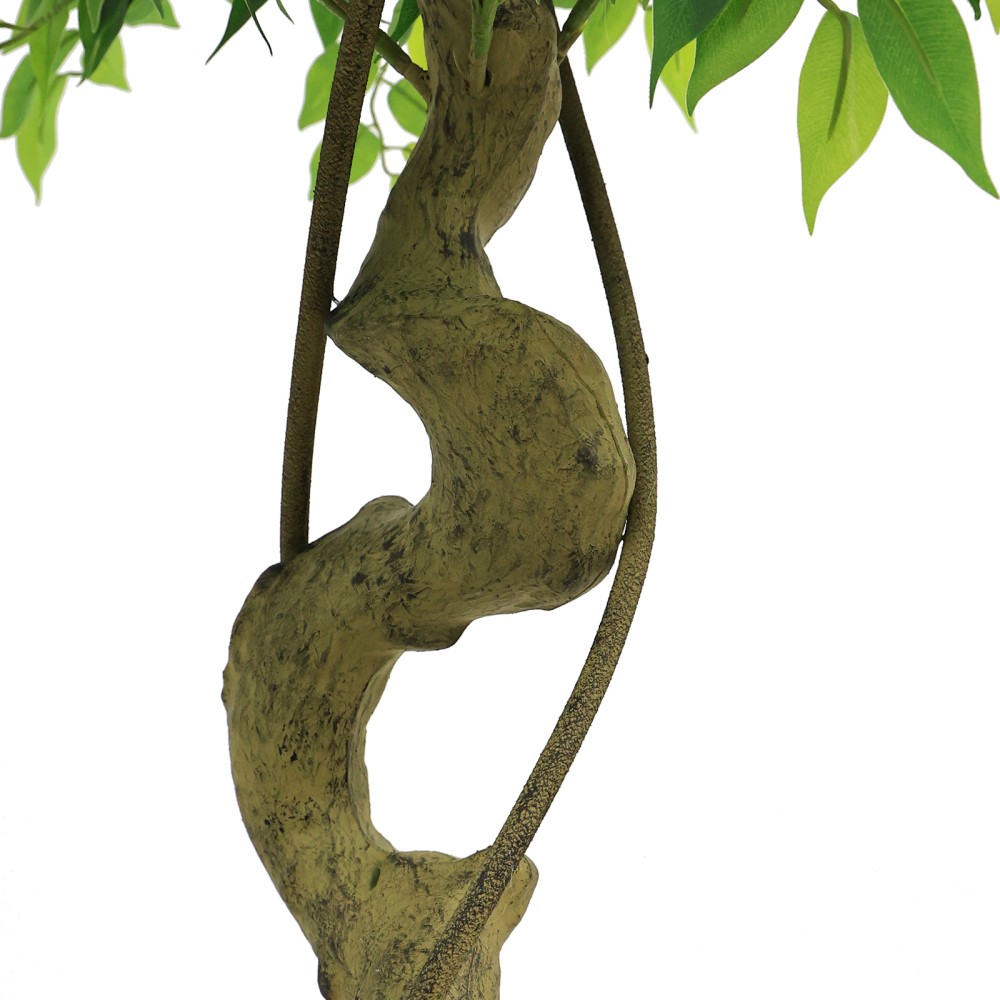 6FT Artificial Ficus Tree Lifelike Faux Banyan Tree Pot Home Office Patio Decor