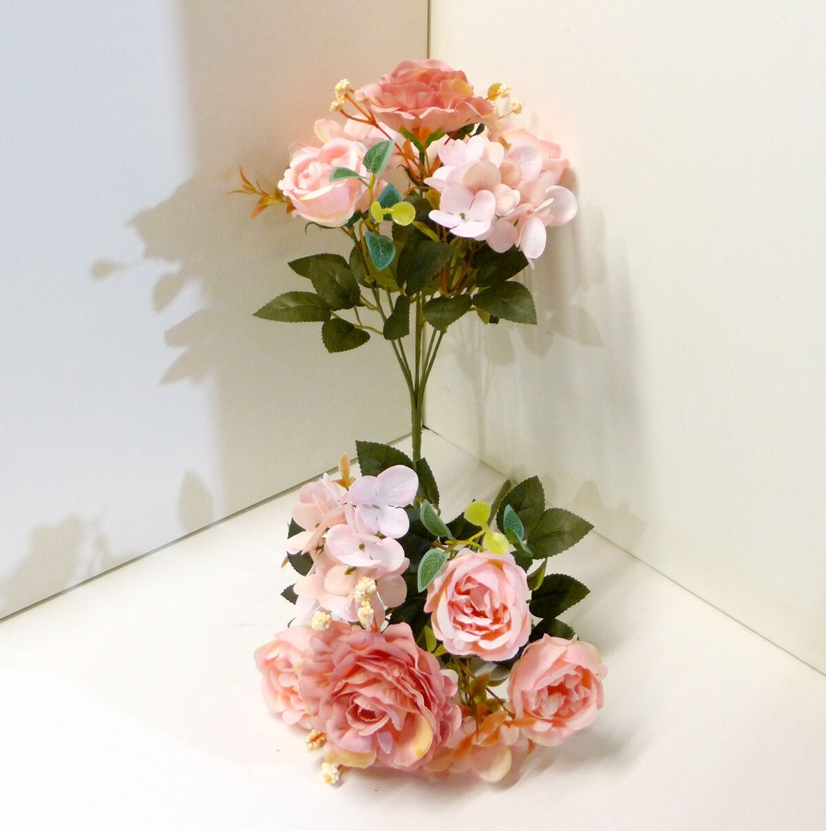 2 Pcs Artificial Blooming Flower Plants Home Garden Decoration Grass (#130)