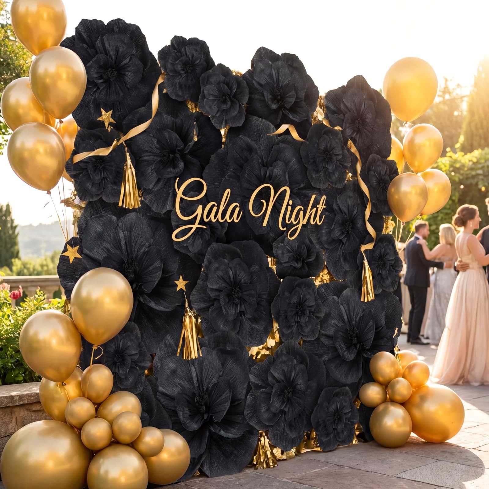 Giant Paper Flowers Artificial Large Wall Backdrop Christmas 12 PCS