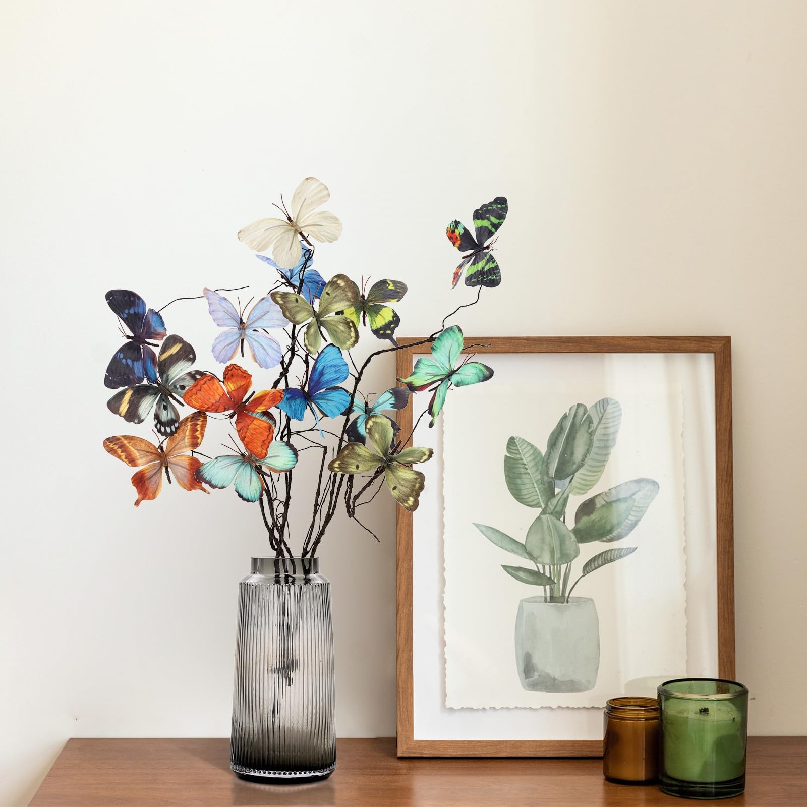 Artificial Butterfly, Silk Butterflys, Butterflies for Crafts for Floral Arra…