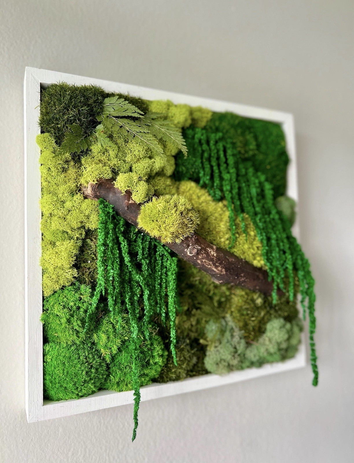 Nature & Moss Art -Wall Hanging Framed