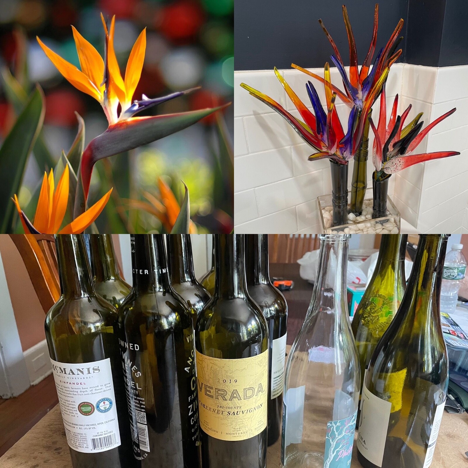 Handmade Colorful Glass Flowers – Custom Orders Available Conversation Pieces