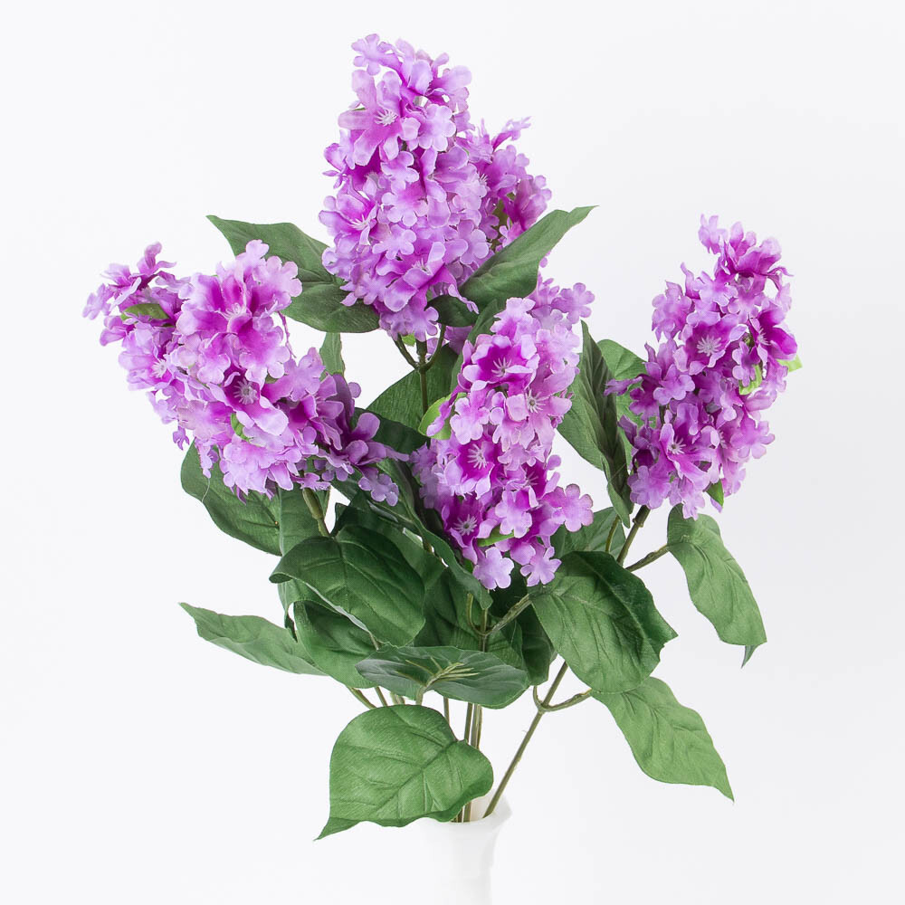 19″ Lavender Artificial Lilac Decorative Floral Bush