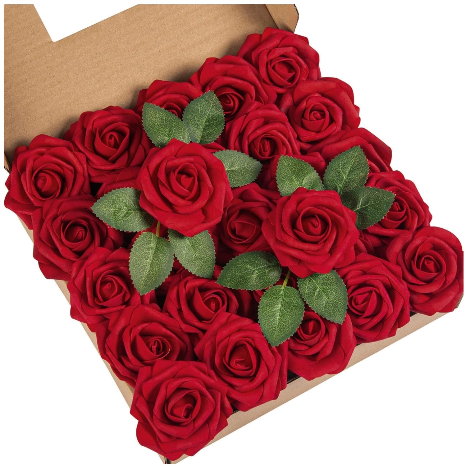 Soft Foam Roses with Stems for Floral Arrangement