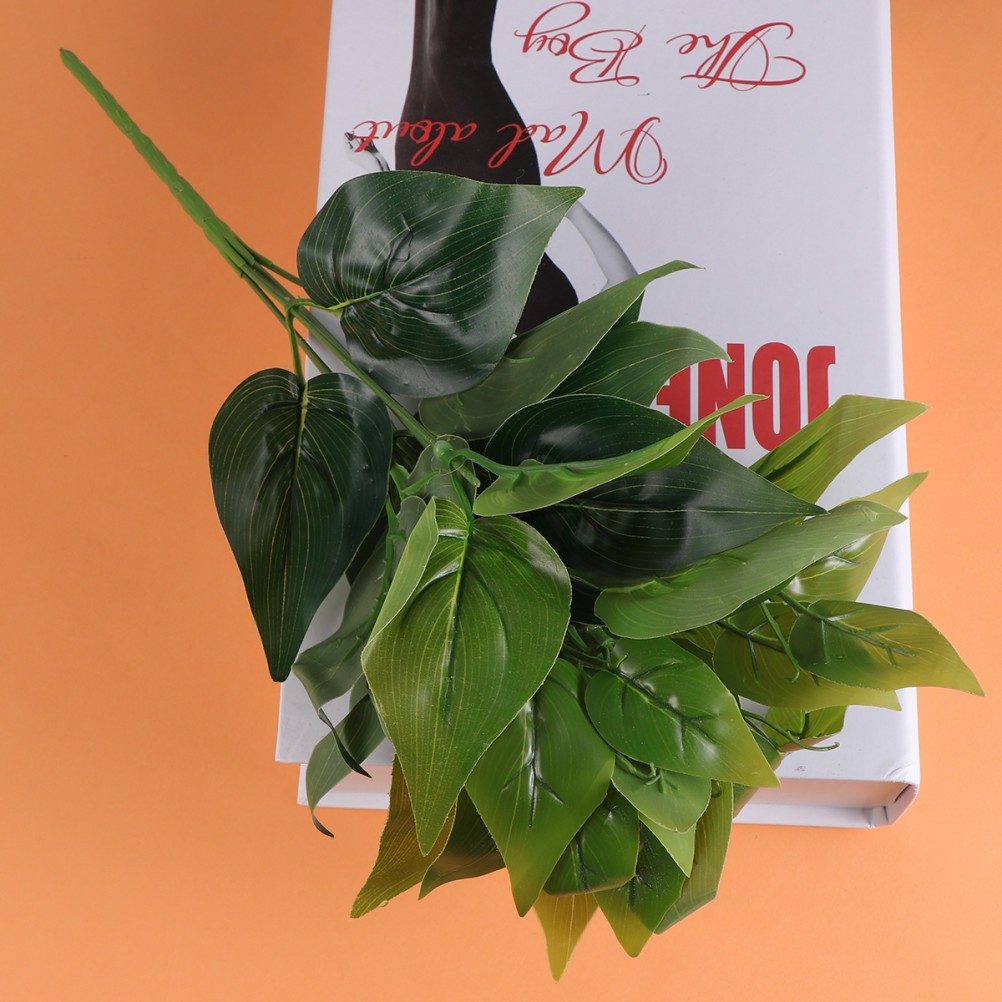 10 Pcs Artificial Plants Insert Decorations for Home Rooms Fake Wall