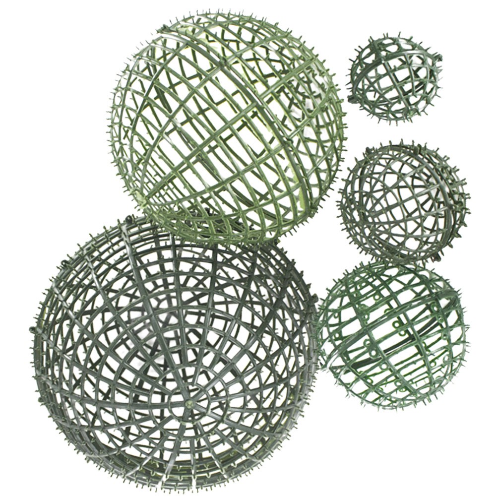 5 Pcs Flower Arrangement Ball Inner Liner Plant Support Frame Cage