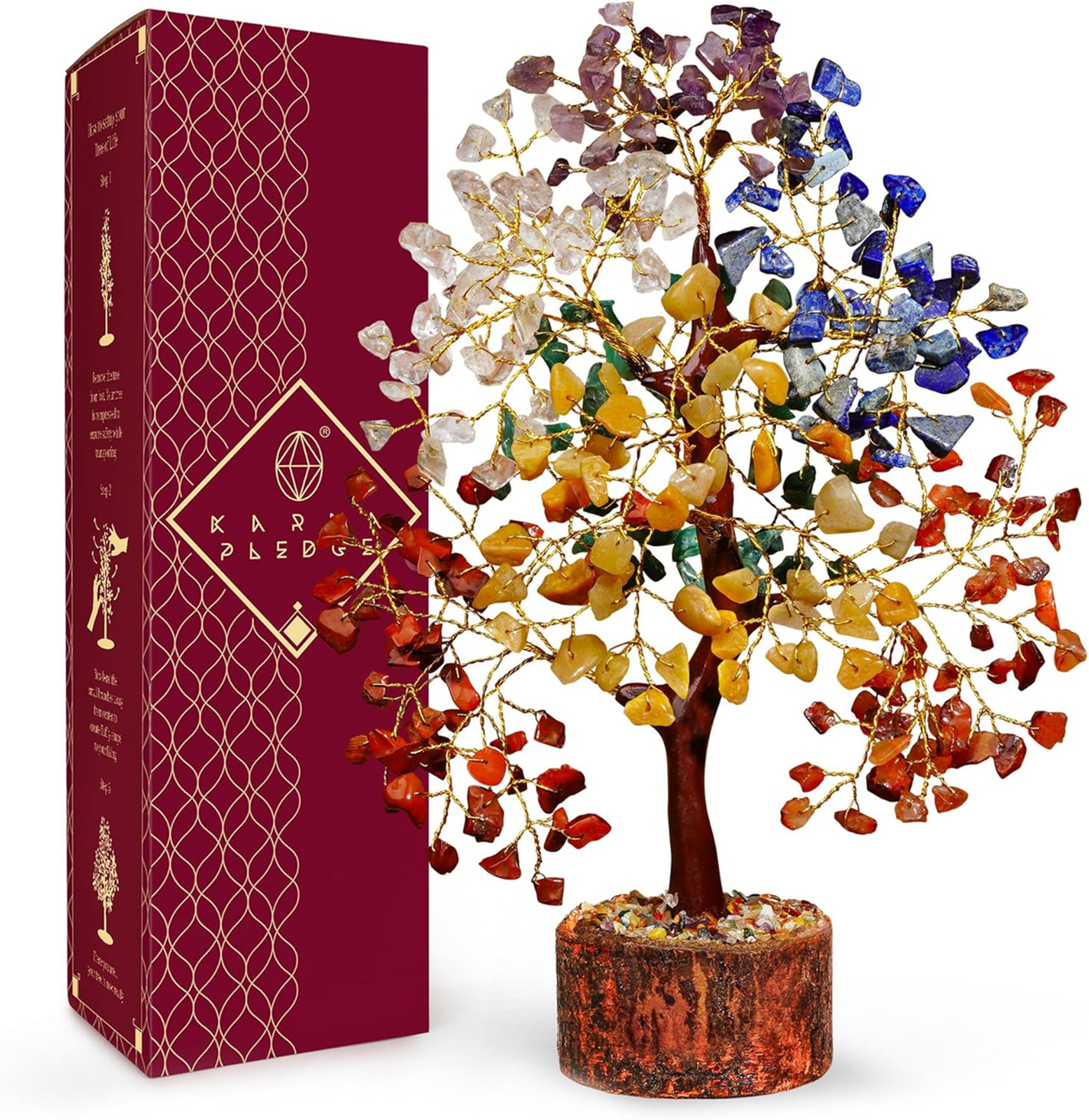 Crystal Tree of Life Decor, Healing Crystal Tree, Chakra Balance Gift, Home