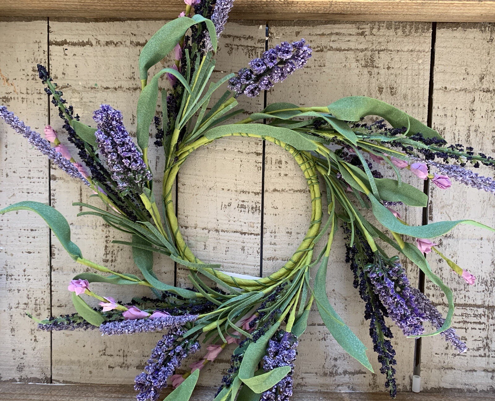 Lavender Wildflower Wreath 12″ outer / 4″ inner diameter – Country Farmhouse