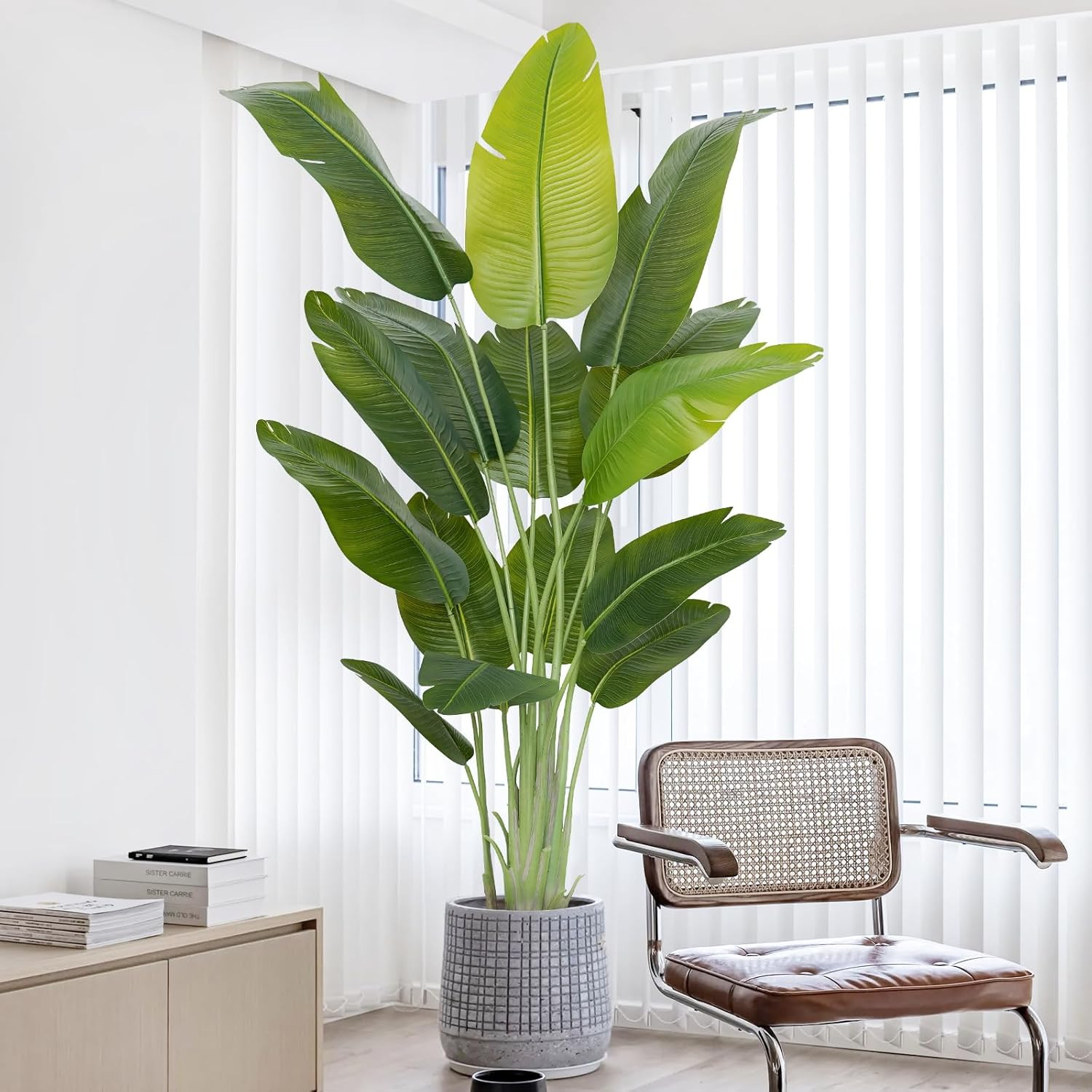 Lifelike 6.6Ft Bird of Paradise Faux Plant – Perfect for Home & Office Decor
