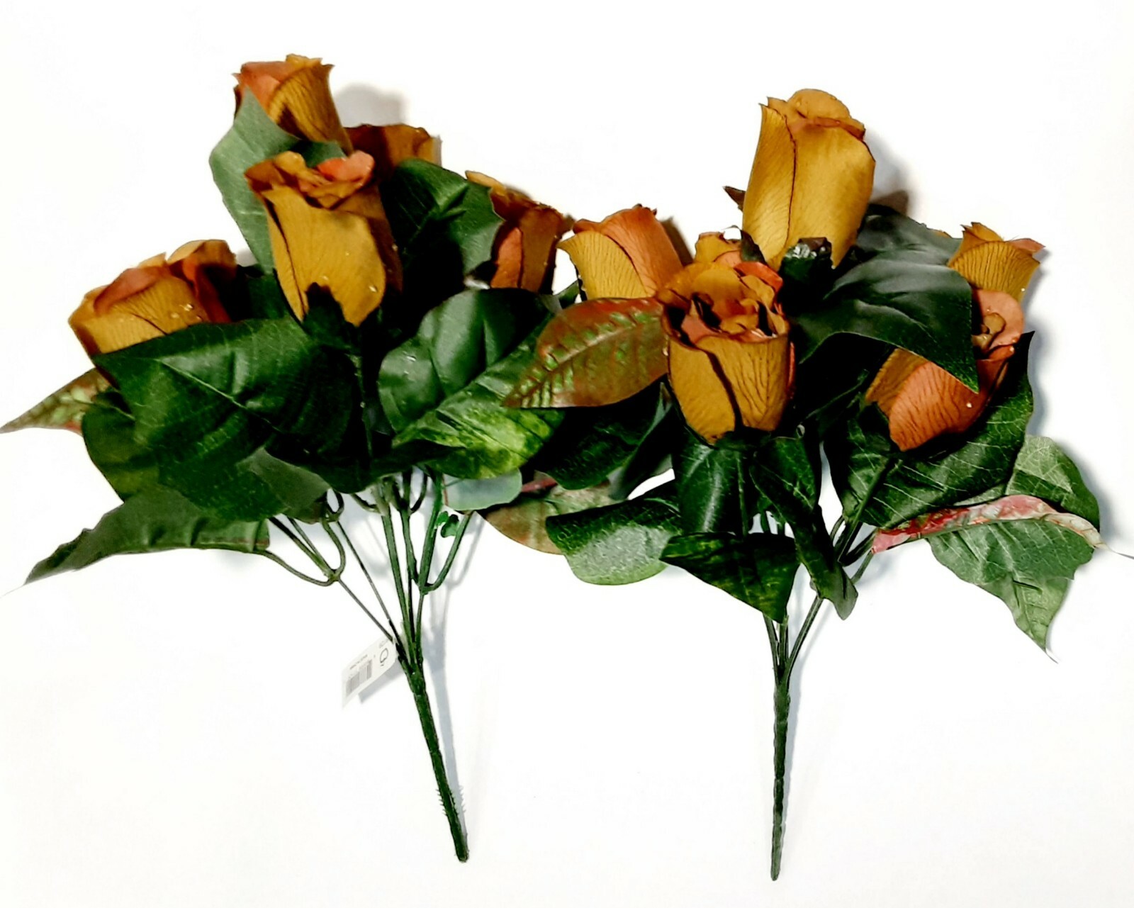 2-13″ Victorian Roses Bushes Microfiber Silk Flower Home General Decor BP2175