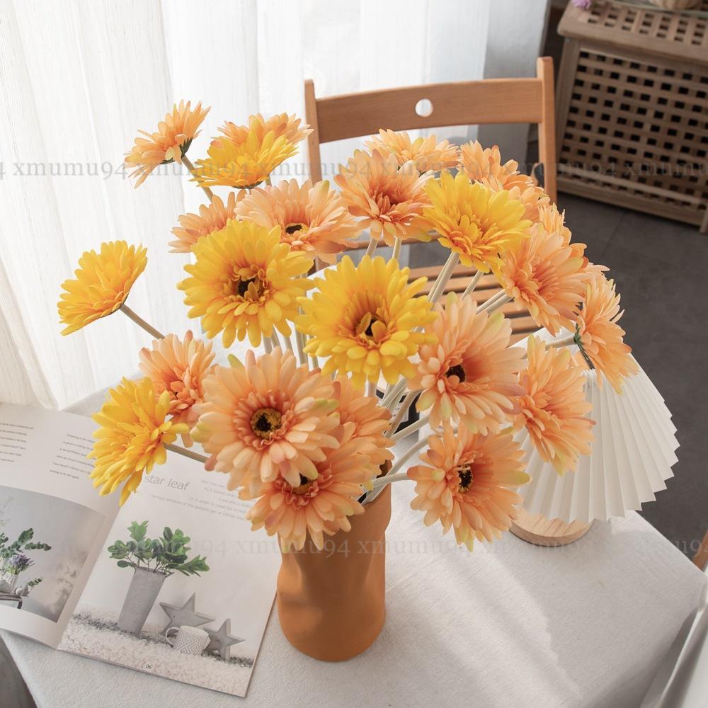 Silk Artificial Fake Gerbera Flower Sunflower Heads Garden Wedding Party Decor
