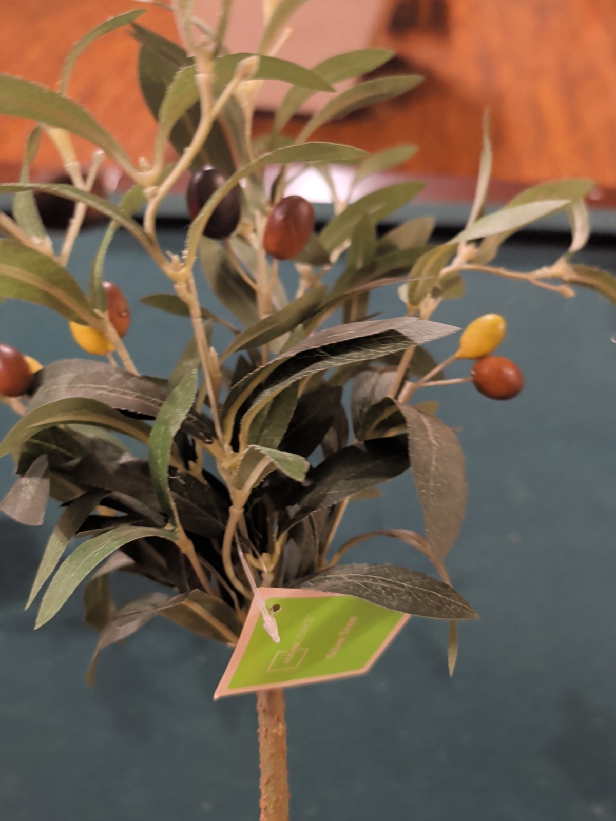 Artificial Olive Tree Simulated Olive Decoration Terracotta Pot 15” Tree