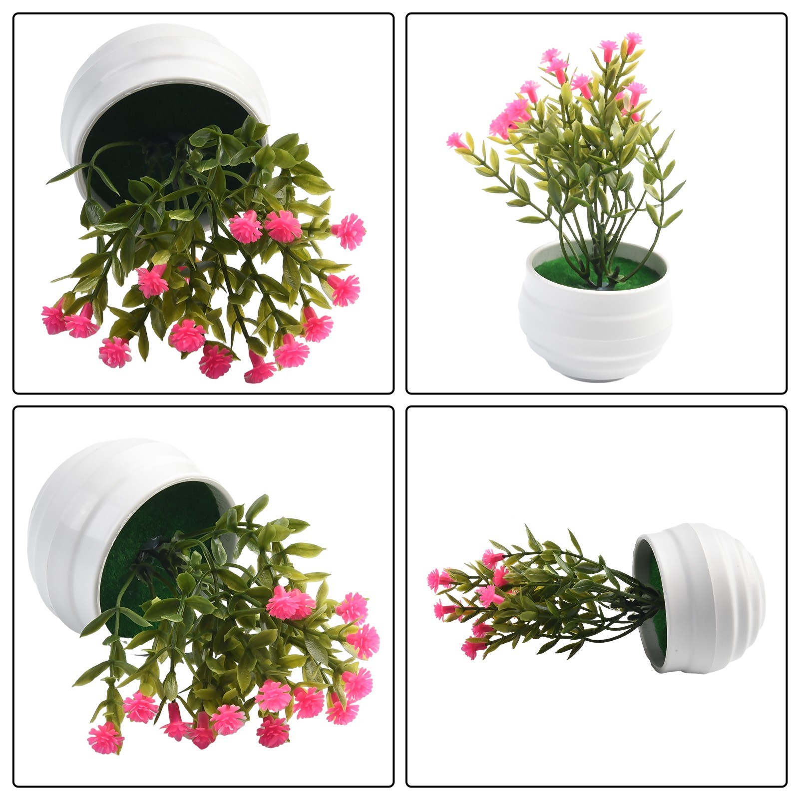 Simulation Gypsophila Small Potted Fake Flower Pot 11*9cm Artificial Flower