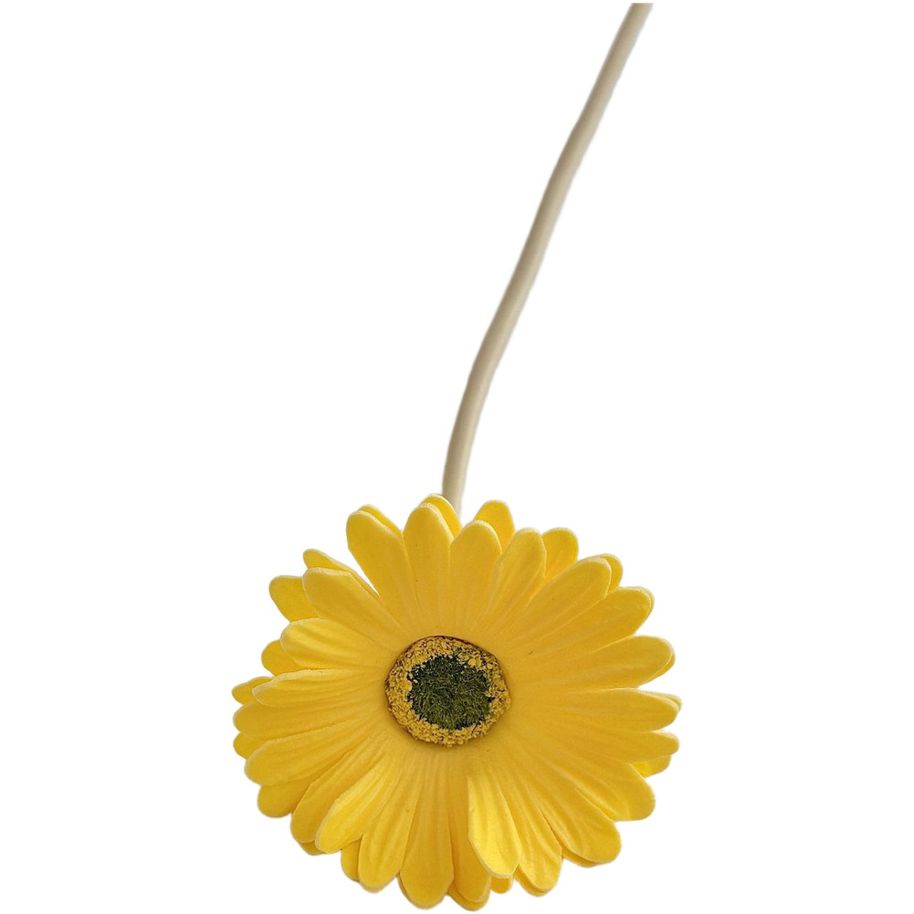 Realistic PU Gerbera Daisy Artificial Flowers for Home For Wedding Decor