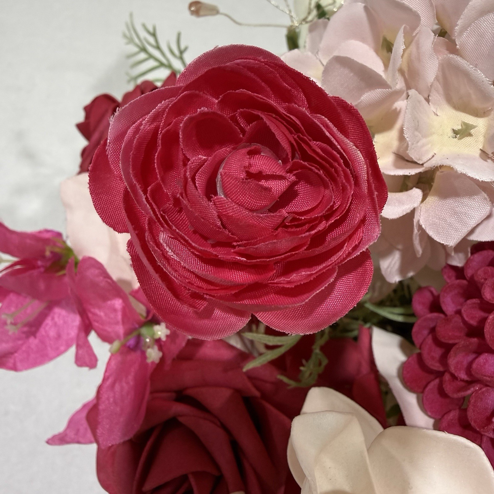 Elegant Silk Artificial Spring Flowers Wedding Bouquet Bridal Bridesmaid