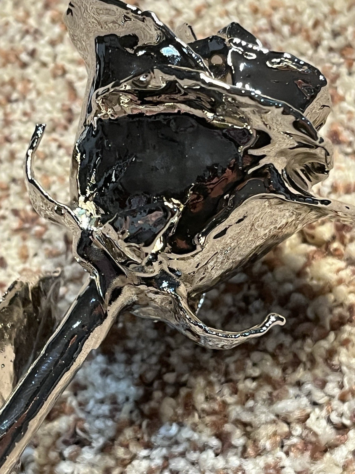 The Forever Rose Handcrafted From Real Platinum Preserved Over 65 Steps & Box