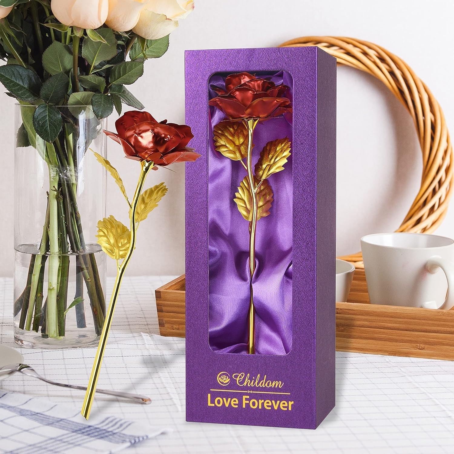 Mothers Day Rose Gifts for Mom,Birthday Gifts for Women,Mothers Day Flowers G…