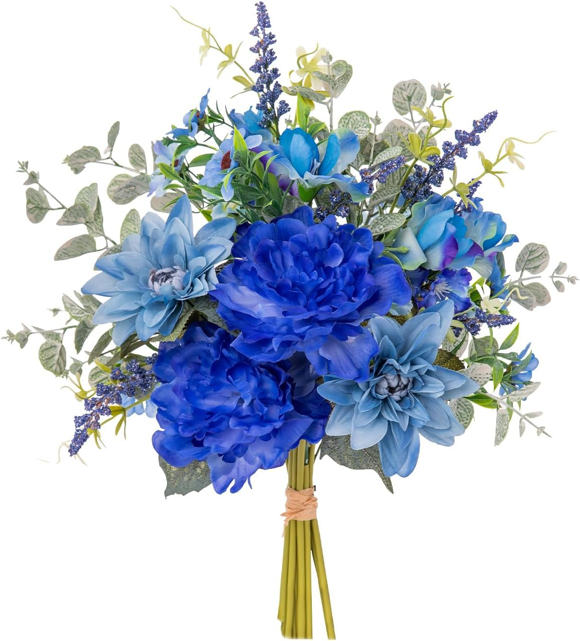 Royal Blue Artificial Flower Bouquet for Home Decor & Gifts