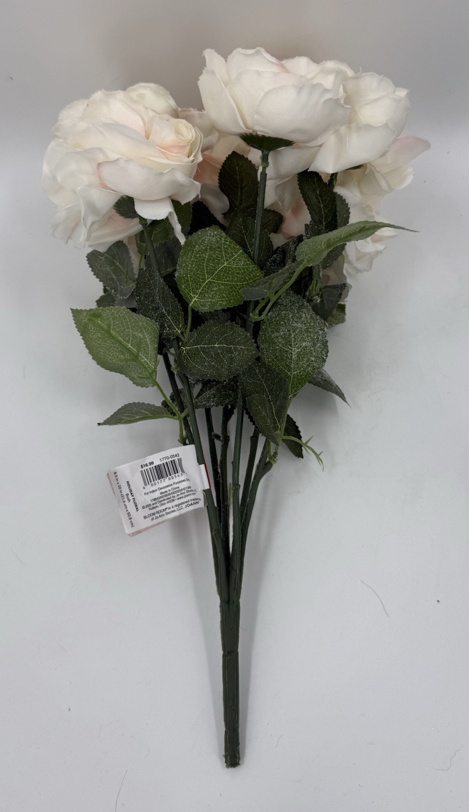 Bloom Room “Holiday Floral Bush” Artificial Foliage Flowers Jo-Ann Pink New NWT