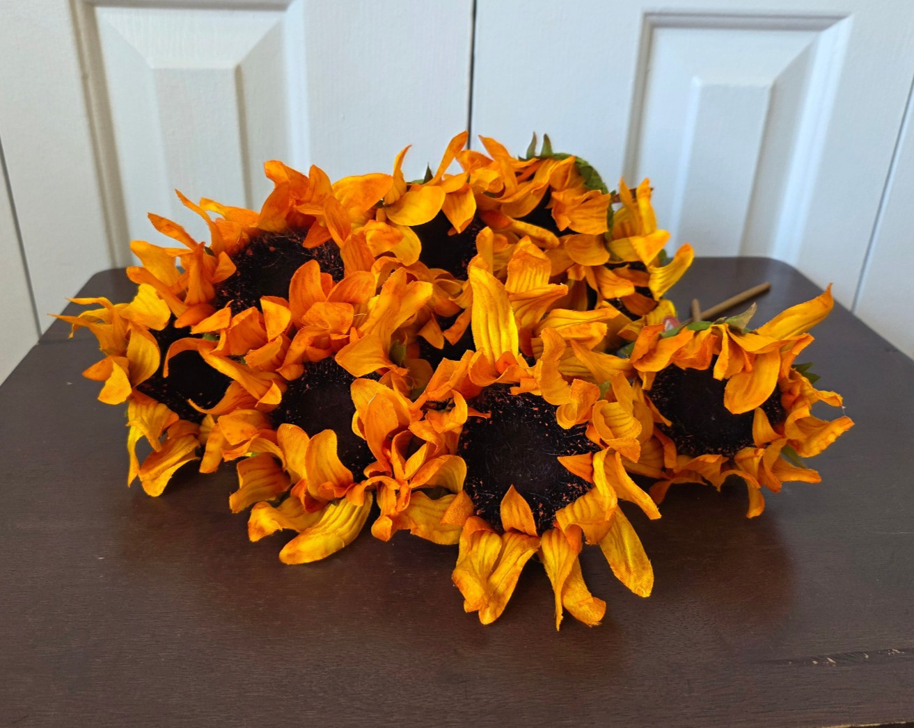 Hobby Lobby Sunflower Stem Pick Autumn Fall Orange