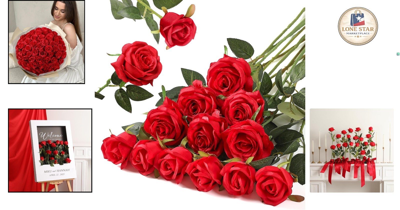 Versatile 12PCS Synthetic Rose Bouquet – Perfect for Weddings, Parties & Home