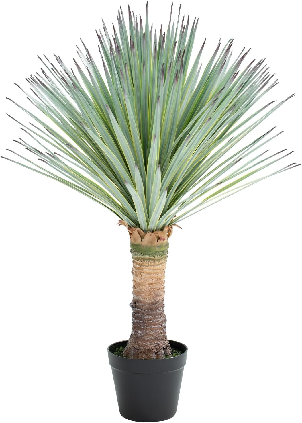2.5Ft Artificial Agave Plant with 200 Leaves,30Inch Faux Floor Plant Large Fake
