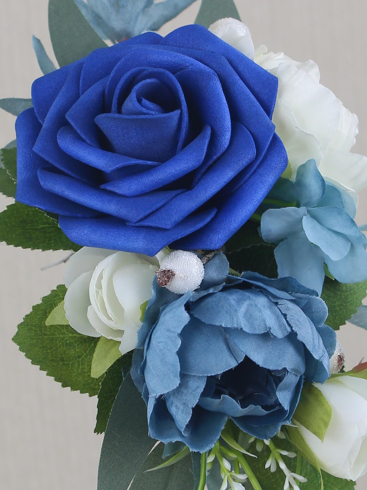 1 PCS Floral Shoulder Corsage Navy Blue Mother Of The Bride Wedding Prom