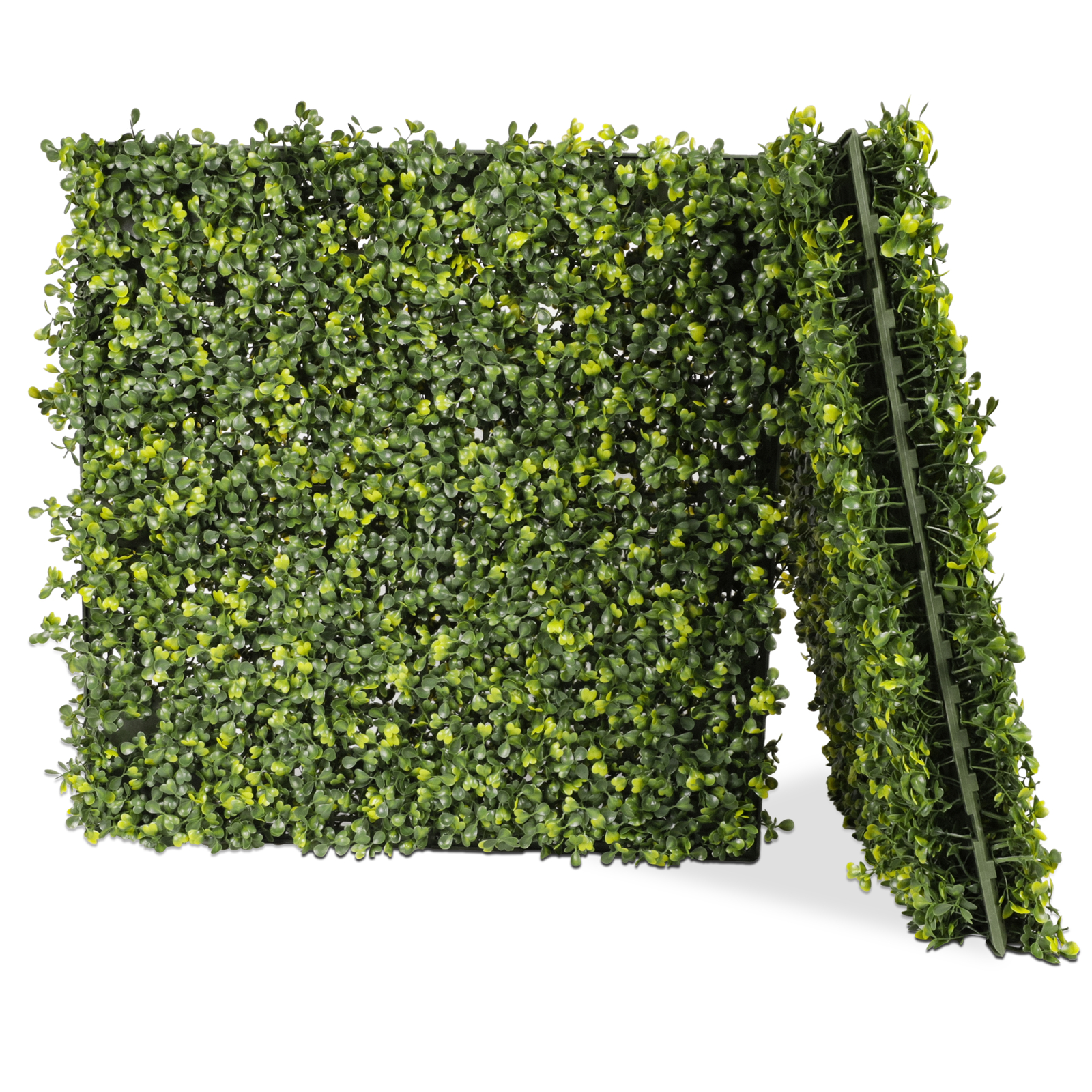 18″x18″ Artificial Ivy Mats Wall Hedge With Hard Panel for Indoor Outdoor Decor