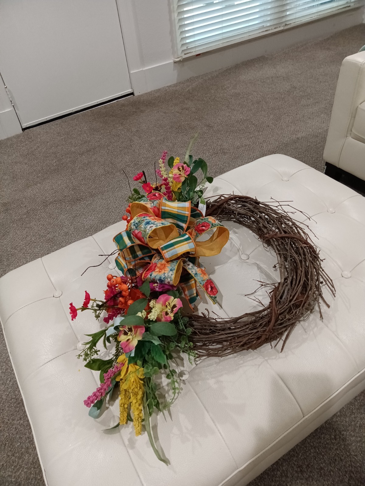 spring summer all occasion centerpiece floral swag decor piece multi colored