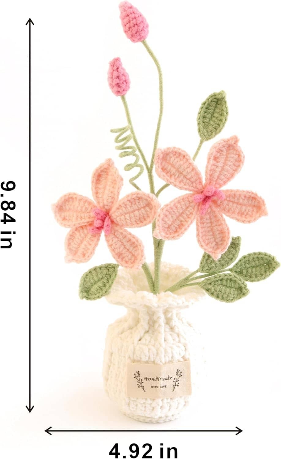 Hand-Woven Lotus Flowers Gifts for Family and Friends Home Office Ornaments