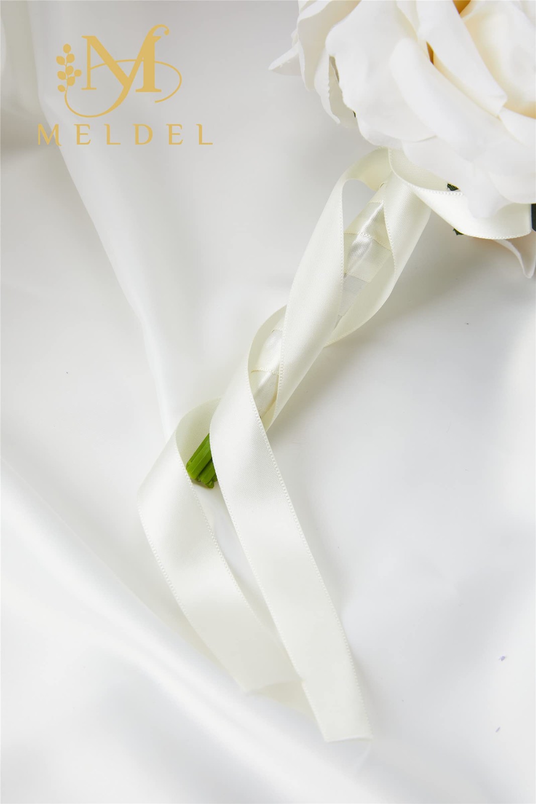 6.5 Inch Ivory Bridesmaid Bouquets For Wedding Set Of 6 Wedding Bouquets For Bri