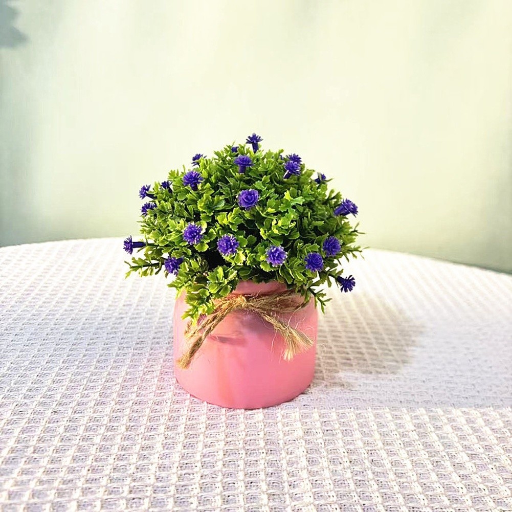 Artificial Gypsophila Flowers in Pot for Home Decor Wedding Photography