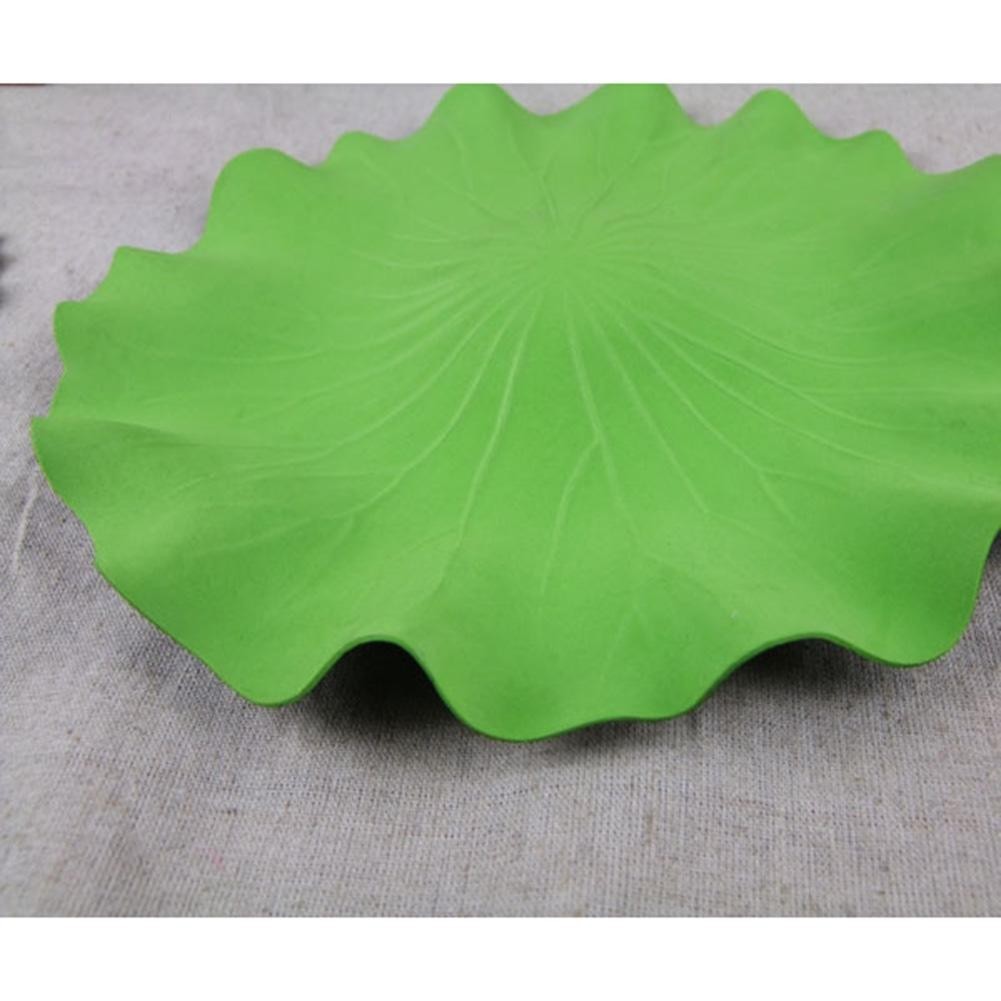 10*Artificial Fake Lotus Leaves Leaf-Water for lily Floating Pool Plant Garden